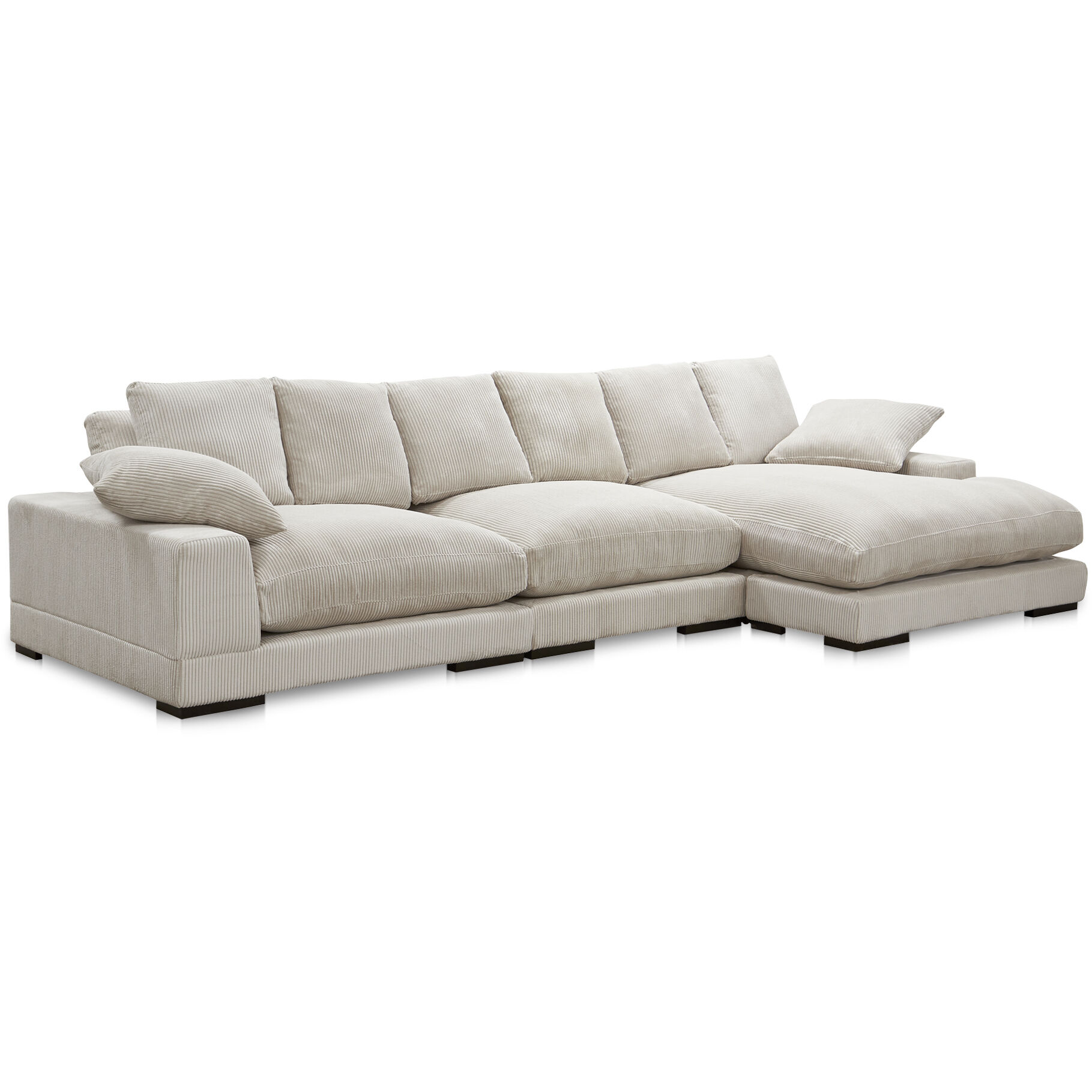 Plunge Brown Sectional, Large